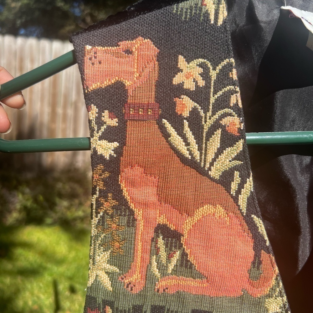 Vintage Woven Tapestry Patchwork Animal Floral
Print Vest Small - Picture 3 of 8